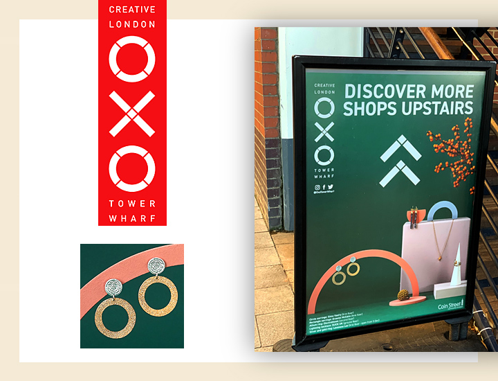 OXO Tower promo board Sima Vaziry