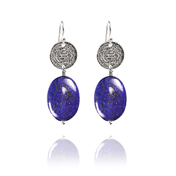 Sima Vaziry Hope Lapis Earrings