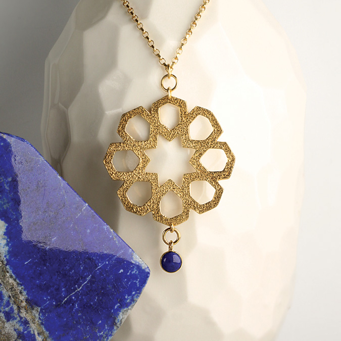 Sima Vaziry Jewellery Mosaic necklace