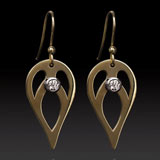 Bespoke Gold Diamond Bloom Earrings