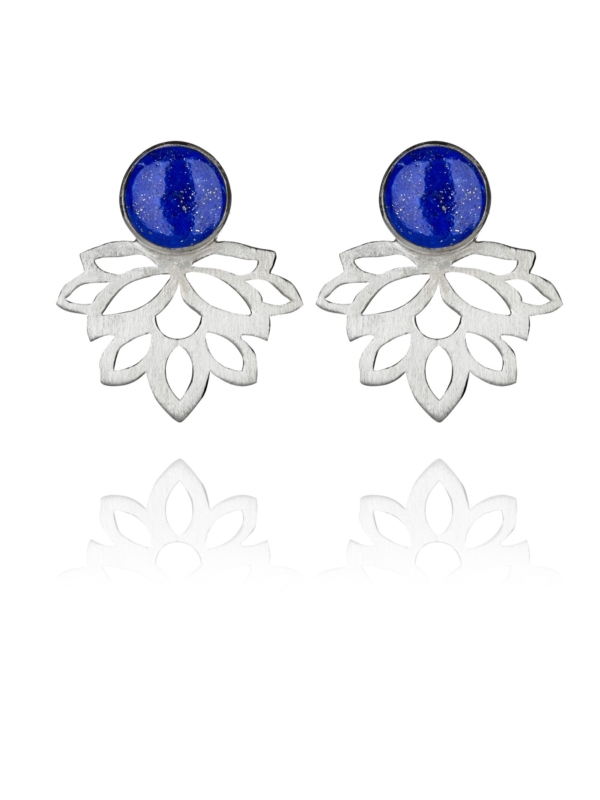 Alina Blossom lapis earrings