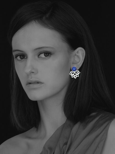 Alina Blossom lapis earrings