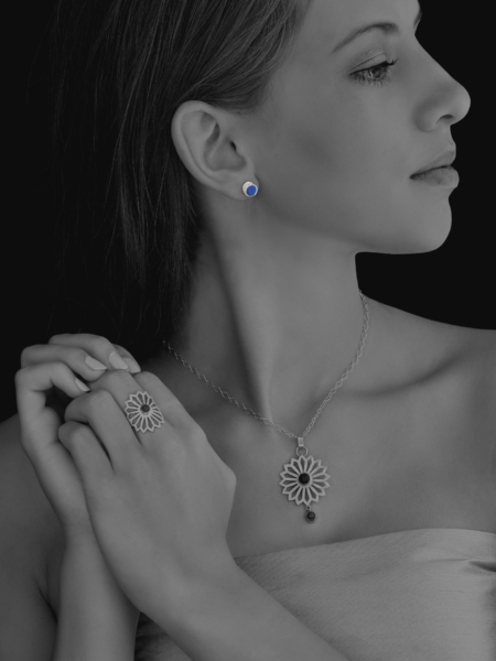 Alina lapis earrings
