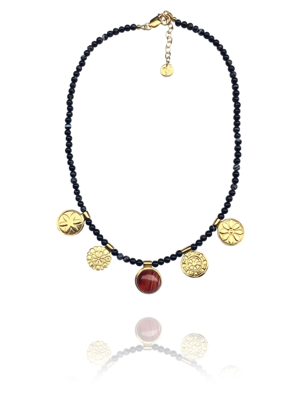 Assyrian Flowers necklace