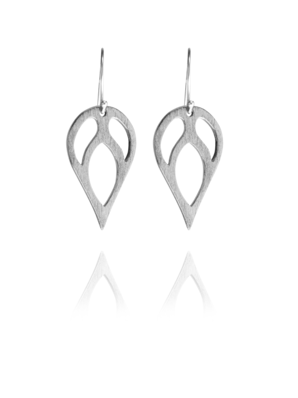 Bloom Full earrings silver