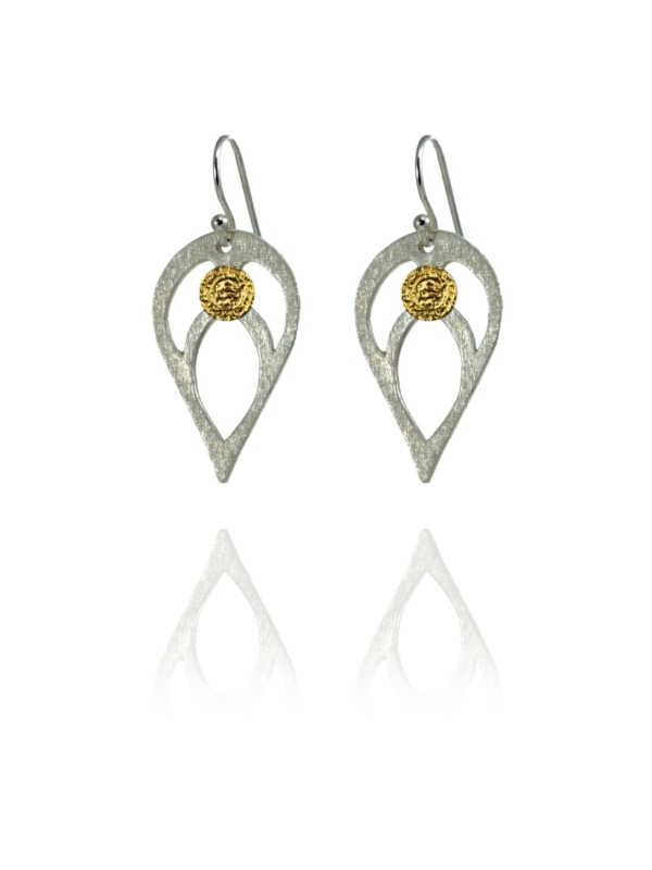 Bloom Full earrings silver vermeil