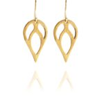 Bloom Full earrings silver vermeil G