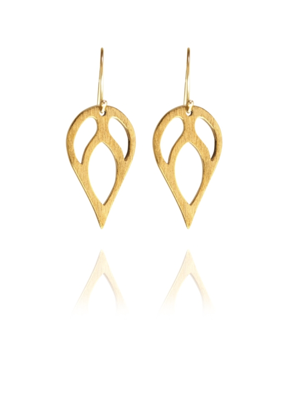 Bloom vermeil earrings