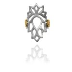 Bloom ring silver vermeil 92402 1