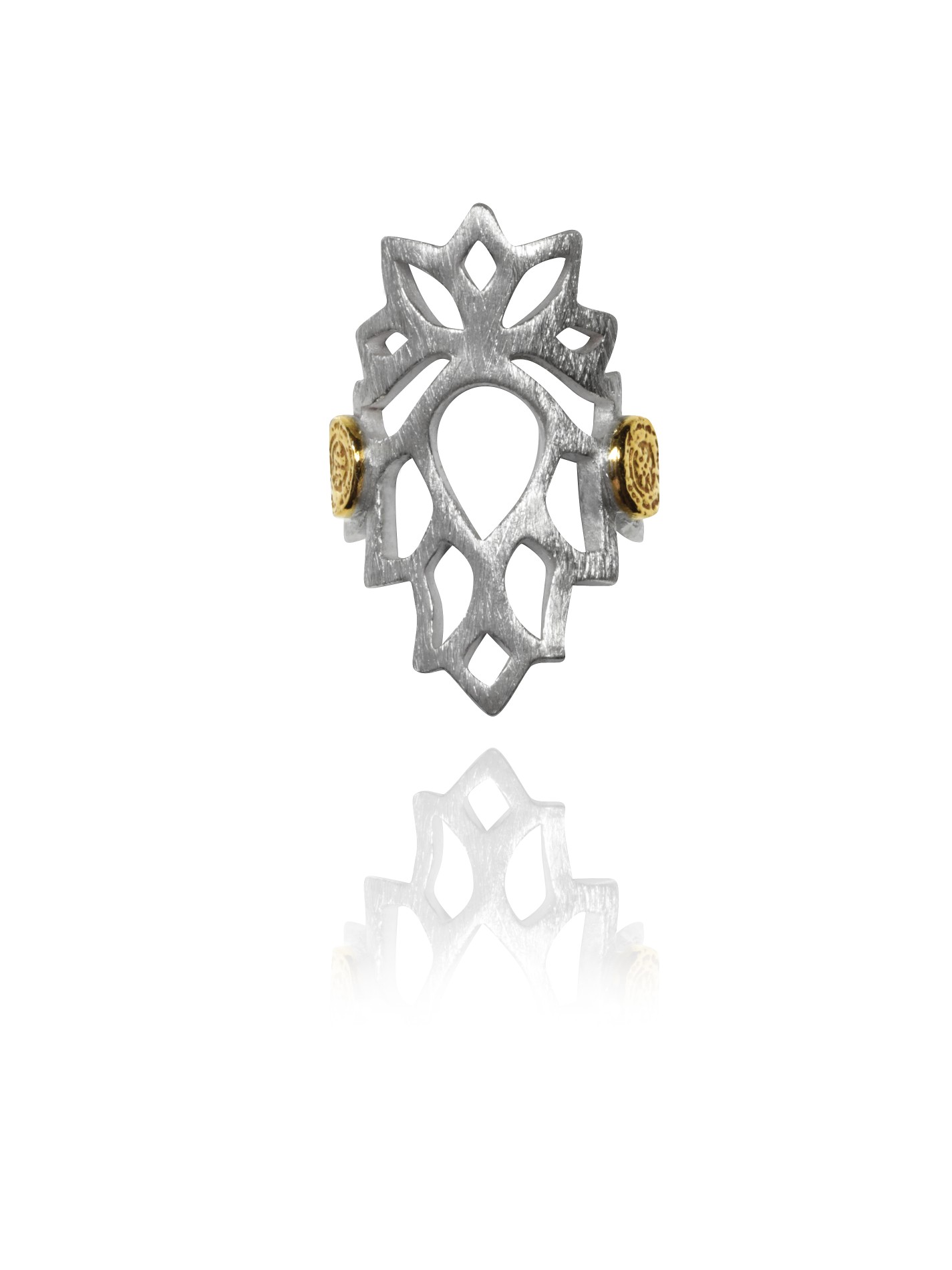 Bloom ring silver vermeil 92402 1