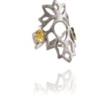 Bloom ring silver vermeil 92402 2