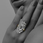 Bloom ring silver vermeil 92402 4