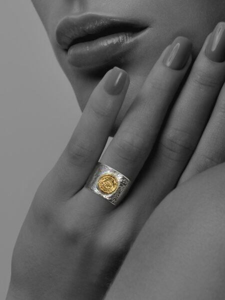 Coin Cuff ring