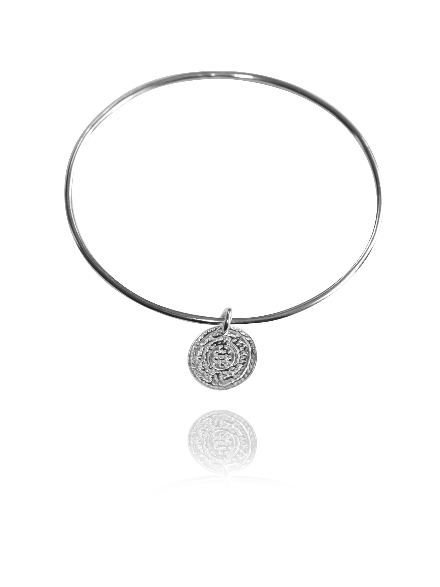 Coin bangle silver 62407 1