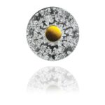 Dome ring silver vermeil 92408 1