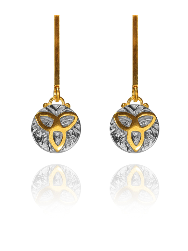 Faith drop earrings
