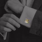 Hill cufflinks silver gold