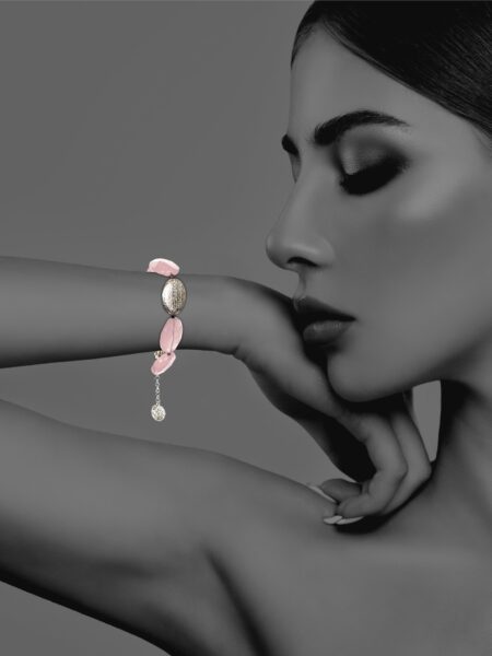 Hope rose quartz bracelet