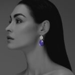 Hope Large earrings silver lapis