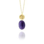 Hope Large silver vermeil amethyst 82435G 1