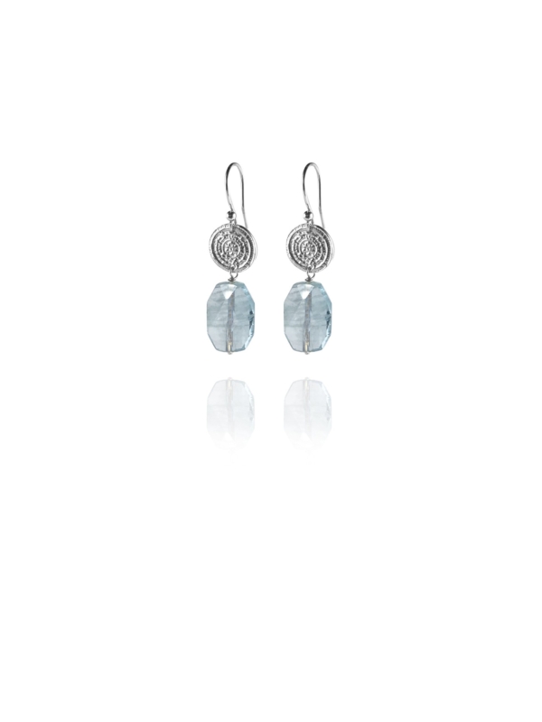 Hope aquamarine small earrings