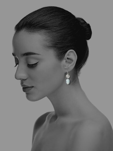 Hope aquamarine small earrings