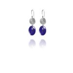 Hope Small earrings silver lapis S