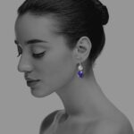 Hope Small earrings silver lapis S