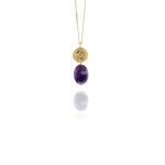 Hope Small necklace silver vermeil amethyst quartz 82439MG 1