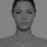 Hope Small necklace silver vermeil faceted rose quartz 82434MG 2