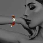 Hope bracelet silver carnelian