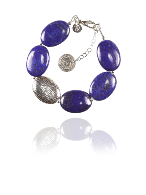 Hope bracelet silver lapis 62425 1