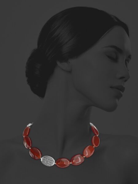 Hope carnelian necklace