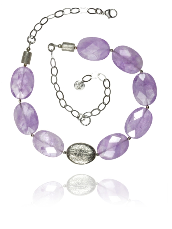 Hope lavender amethyst necklace