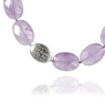 Hope necklace silver faceted lavender amethyst 82425FA 2
