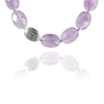 Hope necklace silver faceted lavender amethyst 82425FA 3