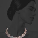 Hope necklace silver faceted rose quartz 82429 3