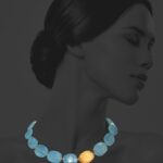 Hope necklace silver vermeil faceted aquamarine 82432G 4