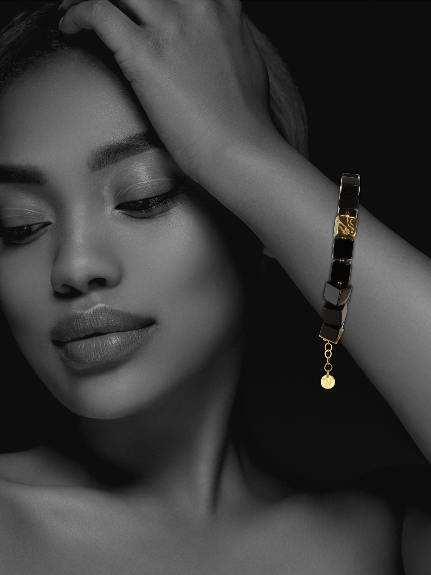 Journey Gateway bracelet silver vermeil onyx 62431 2