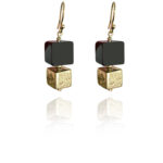Journey Gateway earrings silver vermeil onyx