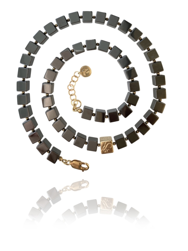 Journey Gateway hematite necklace