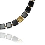 Journey Gateway necklace silver vermeil onyx 82431 2