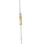Mosaic Gate long necklace silver vermeil