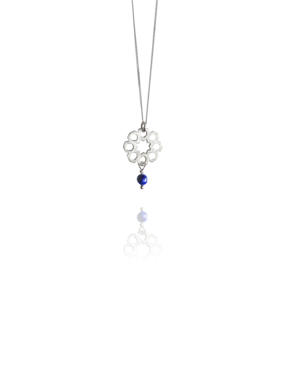 Mosaic Star small lapis pendant