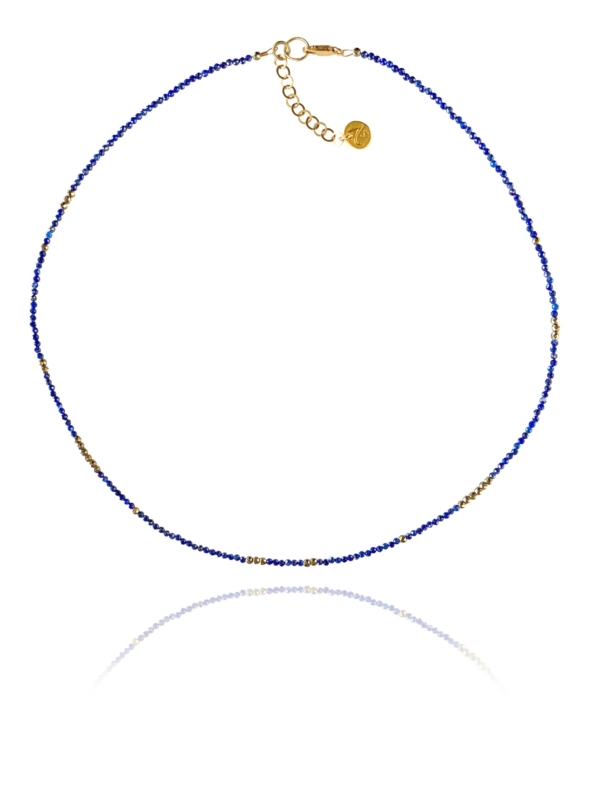 Stars lapis vermeil necklace
