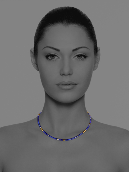 Stars lapis necklace