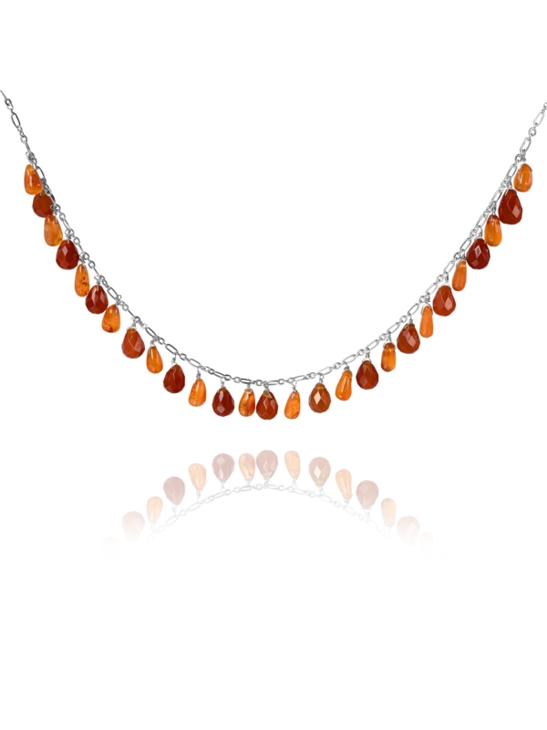 Stars carnelian necklace