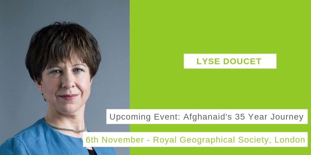 lyse doucet afghanaid event