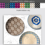 Patterns watermarks UZB