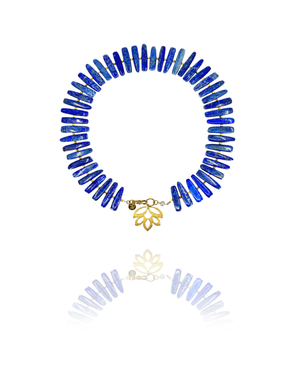 New Blossom Lapis Vermeil Necklace